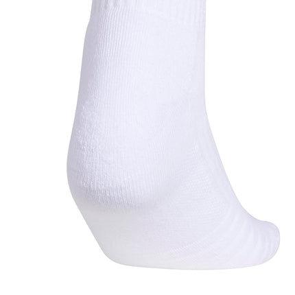 adidas Cushioned Low Cut Ankle Socks 3-Pairs Durable & Comfortable, White/Clear Onix Grey/3.0/Crew, L