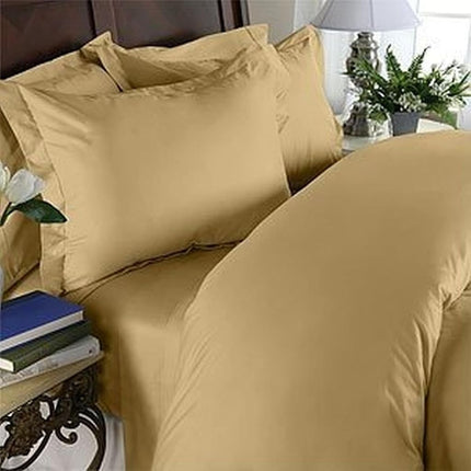 Elegant Comfort 4 Piece 1500 Thread Count Luxury Silky Soft Egyptian Quality Coziest Sheet Set, Queen, Golden Yellow
