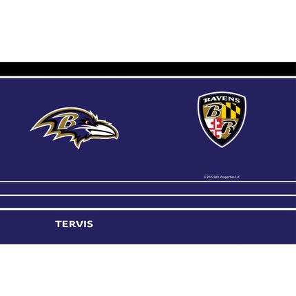 Tervis NFL Baltimore Ravens-MVP Insulated Tumbler, 20oz, Stainless Steel