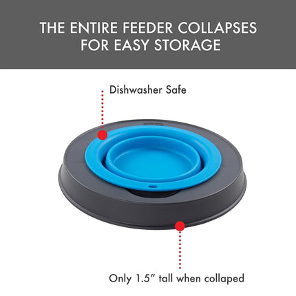 Dexas Single Elevated Feeder Pro Blue