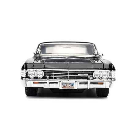 Jada 32250 Supernatural 1967 Impala SS Sport Sedan With Dean Winchester Figure 1:24 Scale Diecast Model Car