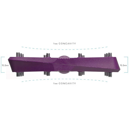 Crankbrothers Stamp 1 Large Gen 2 Pedals One Size, Purple