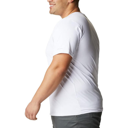Columbia Men's Hike Crewneck Short Sleeve T-Shirt White