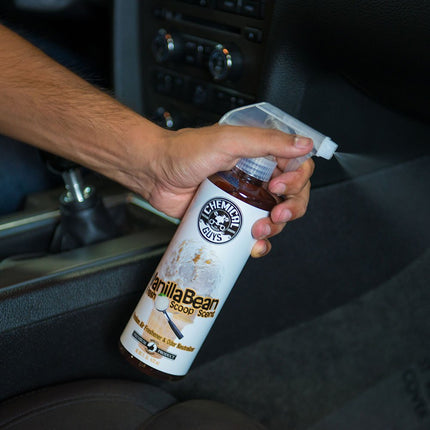 Chemical Guys Vanilla Bean Fresh Scoop Scent Air Freshener & Odor Eliminator, (Great for Cars, Trucks, SUVs, RVs, Home, Office, Dorm Room & More) 473 ml
