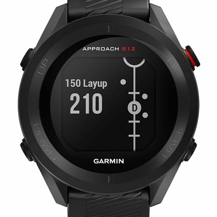 Garmin Approach S12, Easy-to-Use GPS Golf Watch, 42k+ Preloaded Courses, Black, 010-02472-00