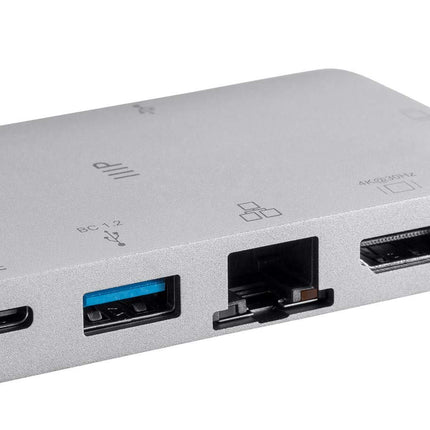 Monoprice 134184 USB-C a HDMI | (4k/60hz), carcasa de aleación de aluminio, adaptador con conector niquelado - Serie Consul