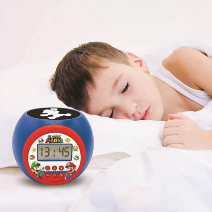 LEXIBOOK, Mario Projector Alarm Clock, RL977NI