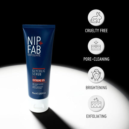 Nip+Fab Glycolic Fix Extreme Scrub, 75ml
