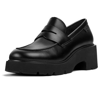 Camper Women's Milah K201425 Moccasin, Black 002, 