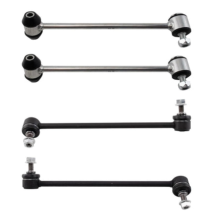TRQ Front and Rear Sway Bar Link Set 4 Piece