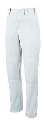 Pantalon de softball pleine longueur Mizuno pour femme avec ourlet ouvert, blanc, petite taille