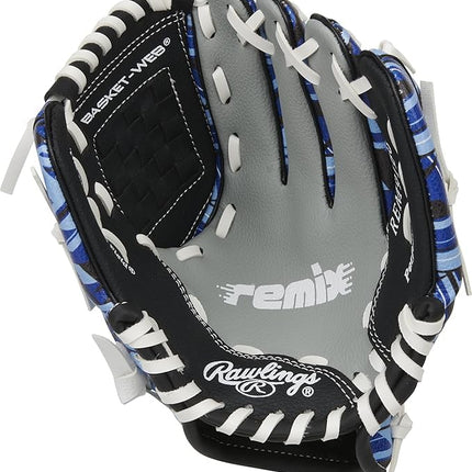 Rawlings Boys 9" | Ages 3-5 Baseball Glove, Black, 9 inch US