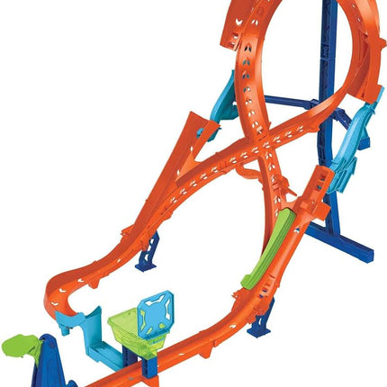 Hot Wheels Track Set with 1 Hot Wheels Car, Tall F