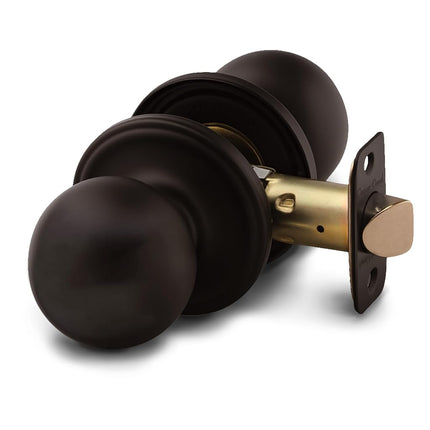 Copper Creek BK2020TB Ball Door Knob, Passage Func