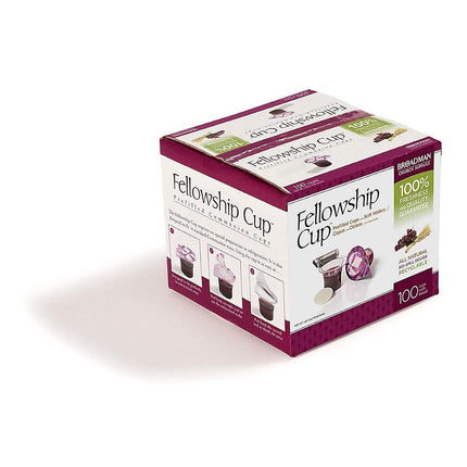 Fellowship cup,Prefilled communion cups juice/wafer-100 cups (net wt.1.62 lb) by BROADMAN CHURCH SUPPLIES