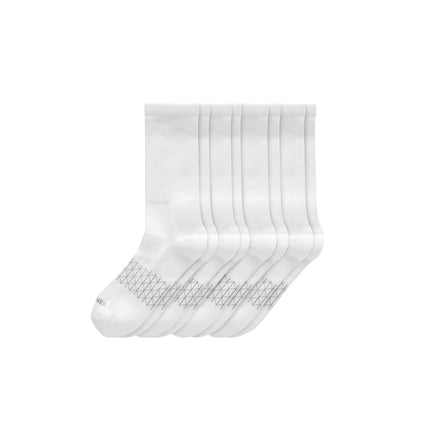 Hanes Men's Crew Socks Pack, 4-Pair Pack, Absolute Active Moisture Wicking, Seamless Toe, Cushioned