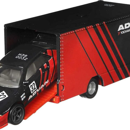 Hot Wheels 2021 Team Transport Nissan Skyline GT-R (BNR32) & Sakura Sprinter #27