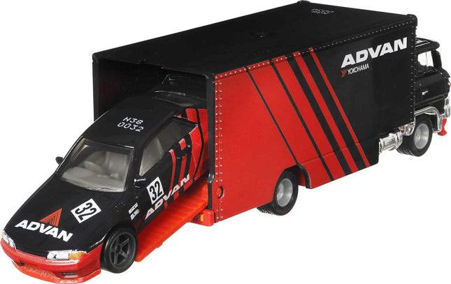 Hot Wheels 2021 Team Transport Nissan Skyline GT-R (BNR32) & Sakura Sprinter #27