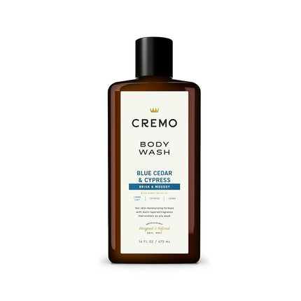 Gel douche toutes saisons Cremo - Cèdre bleu et cyprès, 473 ml