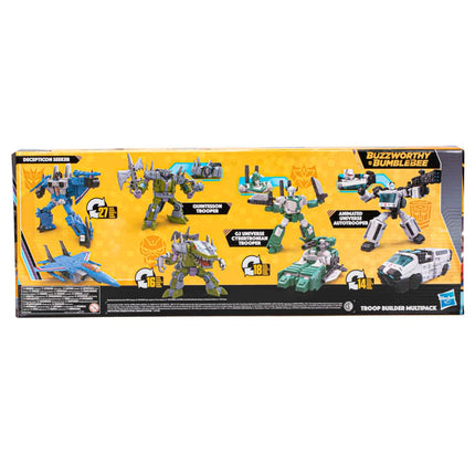 Transformers Buzzworthy Bumblebee pack 4 figurines 86-24BB Ironhide (Voyager Class) & 86-20BB Prowl (Deluxe Class)