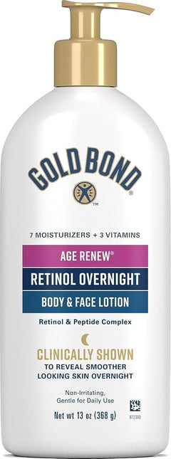 Gold Bond Age Renew Retinol Overnight Body & Face 