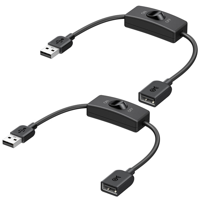 Cable Matters 2-Pack USB On Off Switch - 1ft, Supp