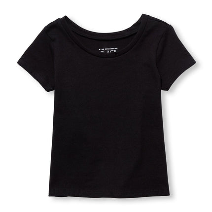 The Children's Place Girls' Basic Short Sleeve Lay