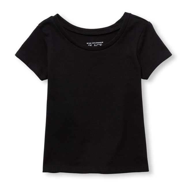 The Children's Place Girls' Basic Short Sleeve Lay
