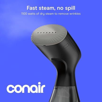 Conair Compact Garment Steamer for Clothes, Small Size Tackles Big Wrinkles with Fast Heat Up