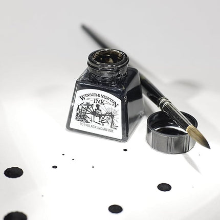 Winsor and Newton Drawing Ink 30ml 617 Silver (945) (Bttl)