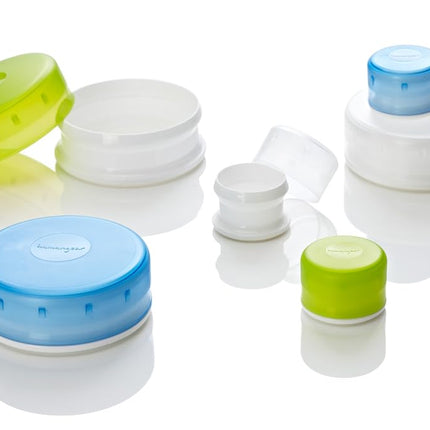 humangear GoTubb 3 Pack Travel Container - Clear/Green/Blue, Small, 14 cc