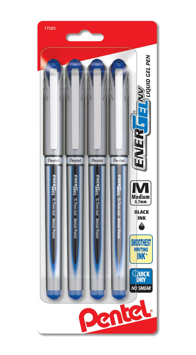 Pentel EnerGel NV Liquid Gel Pen, 0.7mm, Medium Li
