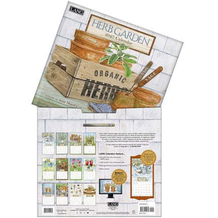 Herb Garden 2027 Wall Calendar by Jane Shasky