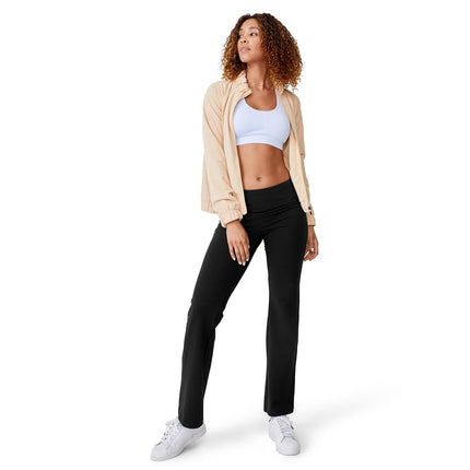 Jockey Women's Slim Bootleg Pant Yoga, Black, S