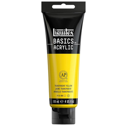 Liquitex BASICS Acrylic Paint, 4-oz tube, Transpar