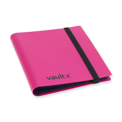 Vault X 4 Pocket Strap Trading Card Binder 160 Cards Side Loading (Pink)