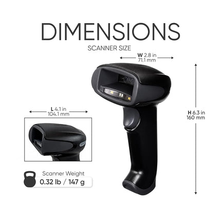 Honeywell Xenon 1900, 2D, SR, Kit (USB), Black