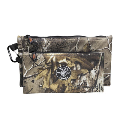 Zipper Bags, Camo Bags are 12.5 and 10-Inch, 1680d Ballistic Weave Camouflage 2-Piece Klein Tools 55560