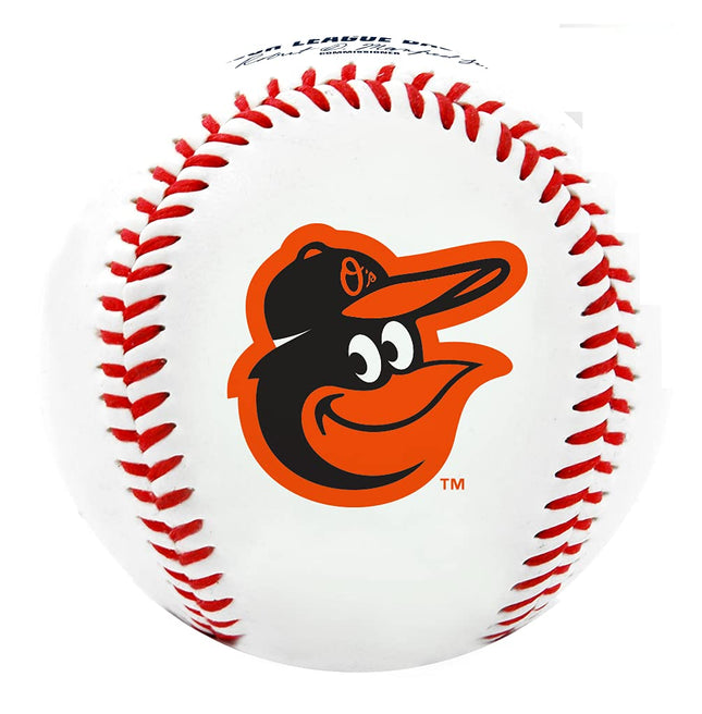 Jarden Sports Licensing Rawlings MLB Baltimore Orioles Team Logo Baseball, White, 1