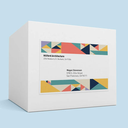 Avery Matte White Rectangle Labels with Sure Feed, 10" x 7.5", 100 Matte White Printable Labels