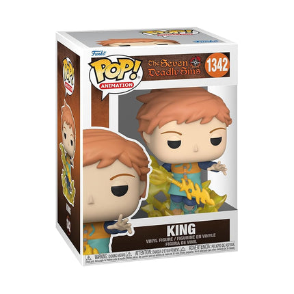 Funko POP! Animación: Seven Deadly Sins - King - Figura de vinilo coleccionable - Idea de regalo - Producto oficial - Juguetes para niños y adultos - Fans del anime - Figura modelo para coleccionistas y exposición