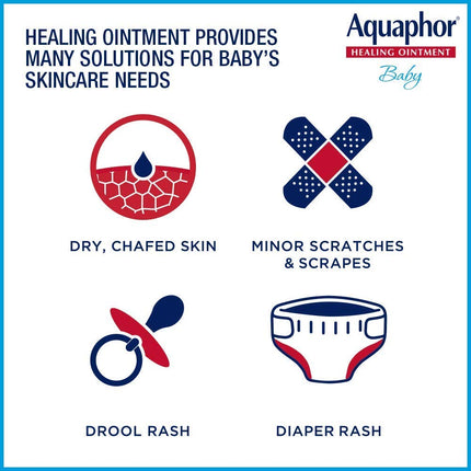Aquaphor Healing Ointment Baby 3 Ounce Tube (89ml) (2 Pack)