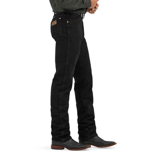 Wrangler Men�s 13MWZ Cowboy Cut Original Fit Jean, Shadow Black, 31W x 34L