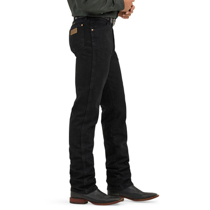 Wrangler Jean Original de Corte Vaquero 13MWZ para Hombre, Negro Sombra, 29W x 34L