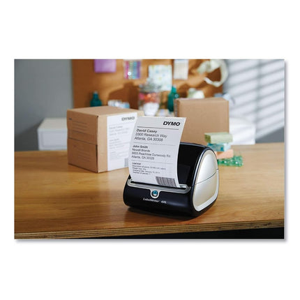 DYMO Industrial Labels for DYMO Industrial Rhino Label Makers, Black on Orange, 1/2", 1 Roll (18435)