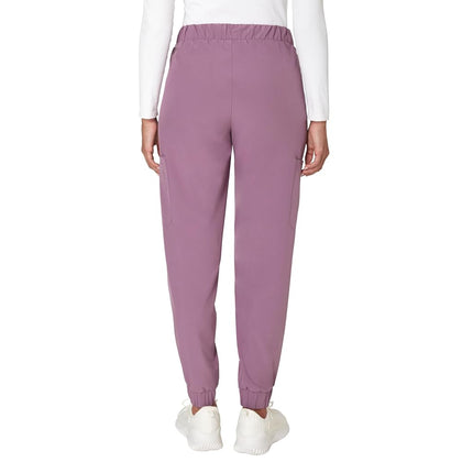 Hanes Women's Cargo, Healthcare Scrub Joggers, Moisture Wicking Medical Pants, Purple Mauve, XXL