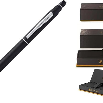 Cross Click Classic Black Ballpoint Pen with Slim 