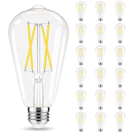 GvvooHome Edison Bulbs 60 watt Equivalent, E26 Bul