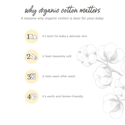 Burt's Bees Baby Pants, Set of 2 Lightweight Knit Infant Bottoms, Organic Layette Set, Grey Solid/Stripes, 6-9 Months