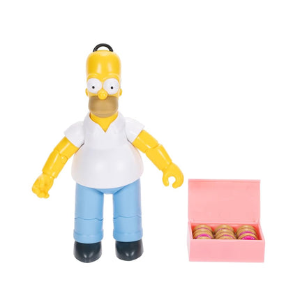 Disney The Simpsons Action Figures 4-Pack 5-Inch Collectible Figures from Jakks Pacific's Wave 2 - Lisa, Krusty, Moe and Homer